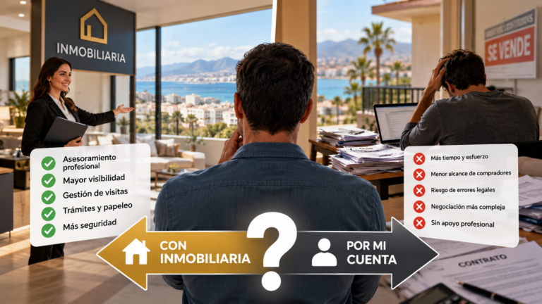 Propietario dudando entre vender su piso por su cuenta o con una inmobiliaria en Las Palmas de Gran Canaria