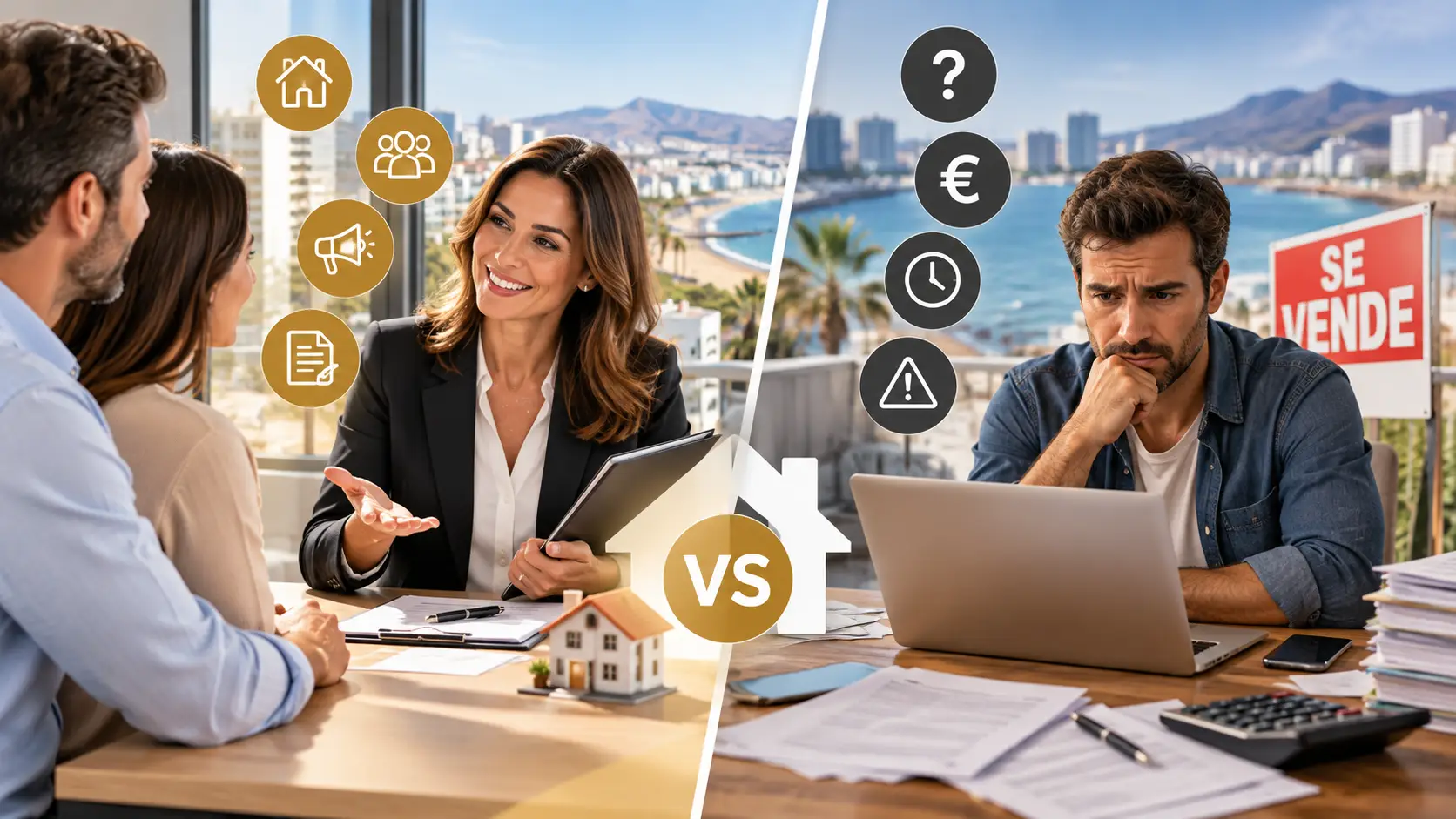 ¿Vender mi piso con inmobiliaria o por mi cuenta? Guía para acertar con el precio en Las Palmas