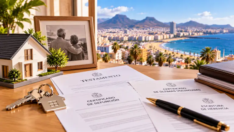 Propietario recibiendo asesoramiento sobre la venta de un piso heredado en Las Palmas de Gran Canaria