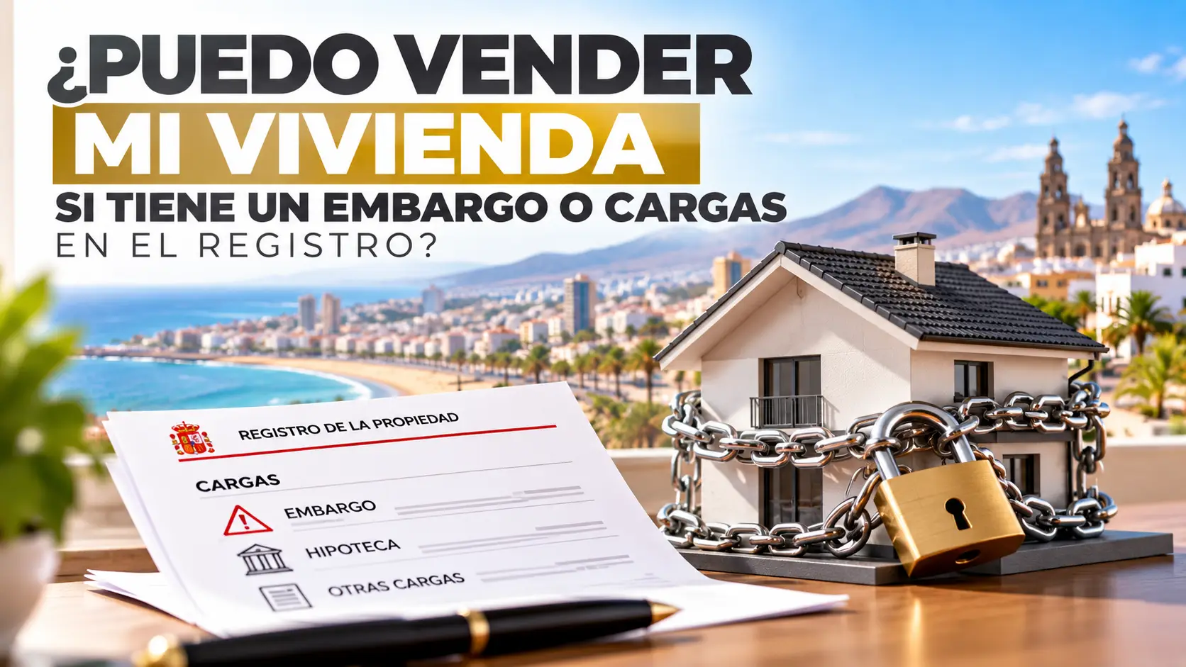 ¿Puedo vender un piso con cargas en Las Palmas?
